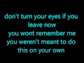 remember- burden of a day lyrics