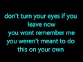 remember- burden of a day lyrics