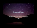 Seasonal changes in star patterns