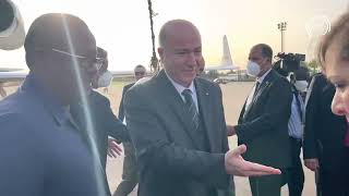 Le Premier Ministre accueille le Président de la Guinée Bissau à son arrivée à Alger
