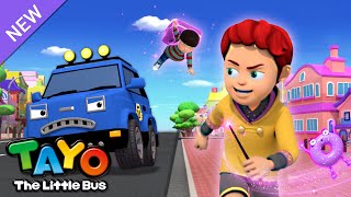 Catch The Playful Wizard Asura Tayo Rescue Team Song Tayo The Little Bus