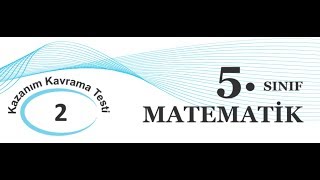 5.Sınıf Matematik Meb Kazanım Testleri-2 Part-1