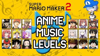 Anime Music Levels In Super Mario Maker 2
