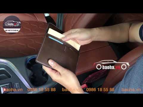 Ví da đựng giấy tờ ô tô - Bảo Hà Auto
