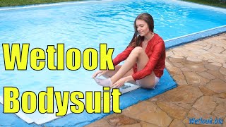Wetlook Girl Bodysuit | Wetlook Shorts | Wetlook Girl Swam Dressed