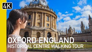 [4K] Magnificent Oxford, England | Virtual Oxford Walking Tour Broad St To Magdalene College