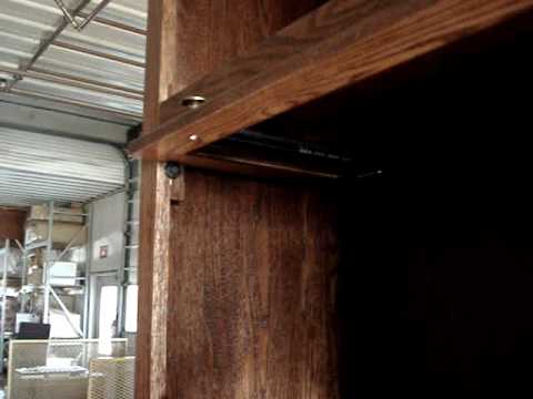 Office Furniture Solid Wood Highland Barrister Bookcase - YouTube