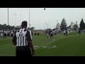 Joe Webb to Adrian Peterson, Vikings training camp 2011