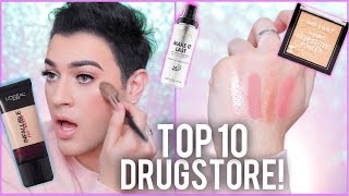 THE TOP 10 MAKEUP PRODUCTS AT THE DRUGSTORE! | Manny MUA THE TOP 10 MAKEUP PRODUCTS AT THE DRUGSTORE! | Manny MUA