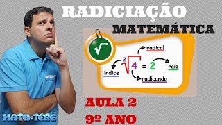 RADICIAÇÃO AULA 2 MATEMÁTICA 9º ANO FUNDAMENTAL. PROPRIEDADES RADICIAÇÃO AULA 2 MATEMÁTICA 9º ANO FUNDAMENTAL. PROPRIEDADES