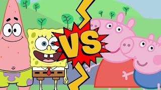 M.u.g.e.n. Battles Spongebobpatrick Vs Peppageorge Spongebob Squarepants Vs Peppa Pig