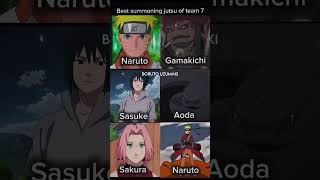Naruto Gamakichi Sasuke Aoda Sakura Naruto