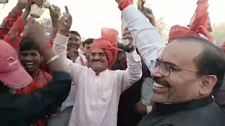 श्री मतंगेश्वर मौनिया महोत्सव में सम्मिलित होकर लोक कलाकारों के साथ पारंपरिक नृत्य का आनंद लिया।