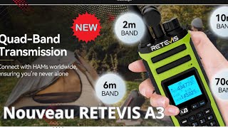 Retevis A3 Une Radio Quad-Bande Puissante À Portée De Main