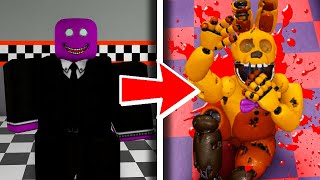 All Fnaf Springlock Failures In Roblox
