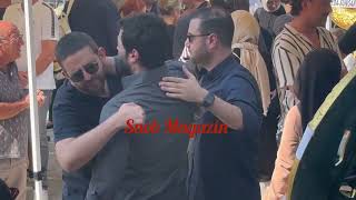 Akın Akınözünün Annesini, Son Yolculuğuna Uğurlandı Akınözü, Oyuncu Dostları Yalnız Bırakmadı