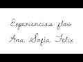Experiencia flow Ana Sofia Felix