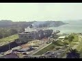 Title:Intrepid side-tied to Pura Vida Description:If you notice about 00 :58 you can see two masts with mast lights on entering the lock, the lock fills and then they exit behind the wall. That explains their disappearing act earlier!