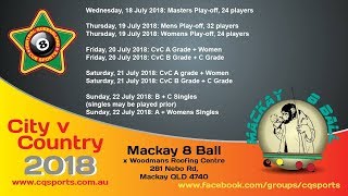 2018 CQ Carnival of Pool - Zone Team Play-off - Men + Women
