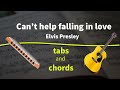 Can't help falling in love - guitar and harmonica / chords & tabs