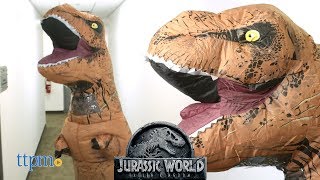 Jurassic World Tyrannosaurus Rex Inflatable Adult and Child Costumes from Rubie's Costume Co.