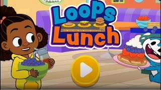 Loops Lunch Lyla In The Loop Pbs Kids Educational Food Game Fun Lunch Simulation Kids Games