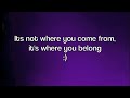 Watch: Where You Belong - Kari Kimmel (lyrics) (the Fosters Theme Song) Where You Belong - Kari Kimmel (lyrics) (the Fosters Theme Song)