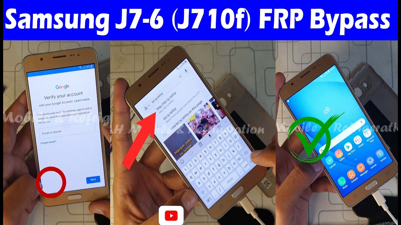 Samsung J7 2016 (J710F) FRP Bypass YouTube Not Working Samsung J7 2016 (J710F) FRP Bypass YouTube Not Working