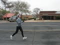 Title:Mile 12 Austin Marathon 2006 Description:Lori in 32 Degree Weather - Mile 12 of the 2006 Austin Marathon