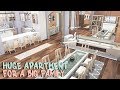 HUGE APARTMENT FOR A BIG FAMILY 💗 | The Sims 4 | Apartment Renovation Speed Build