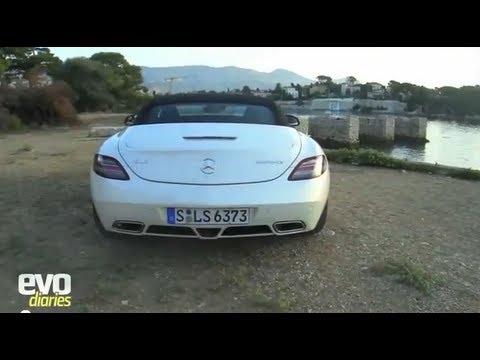Mercedes SLS Roadster review video diaries EVO