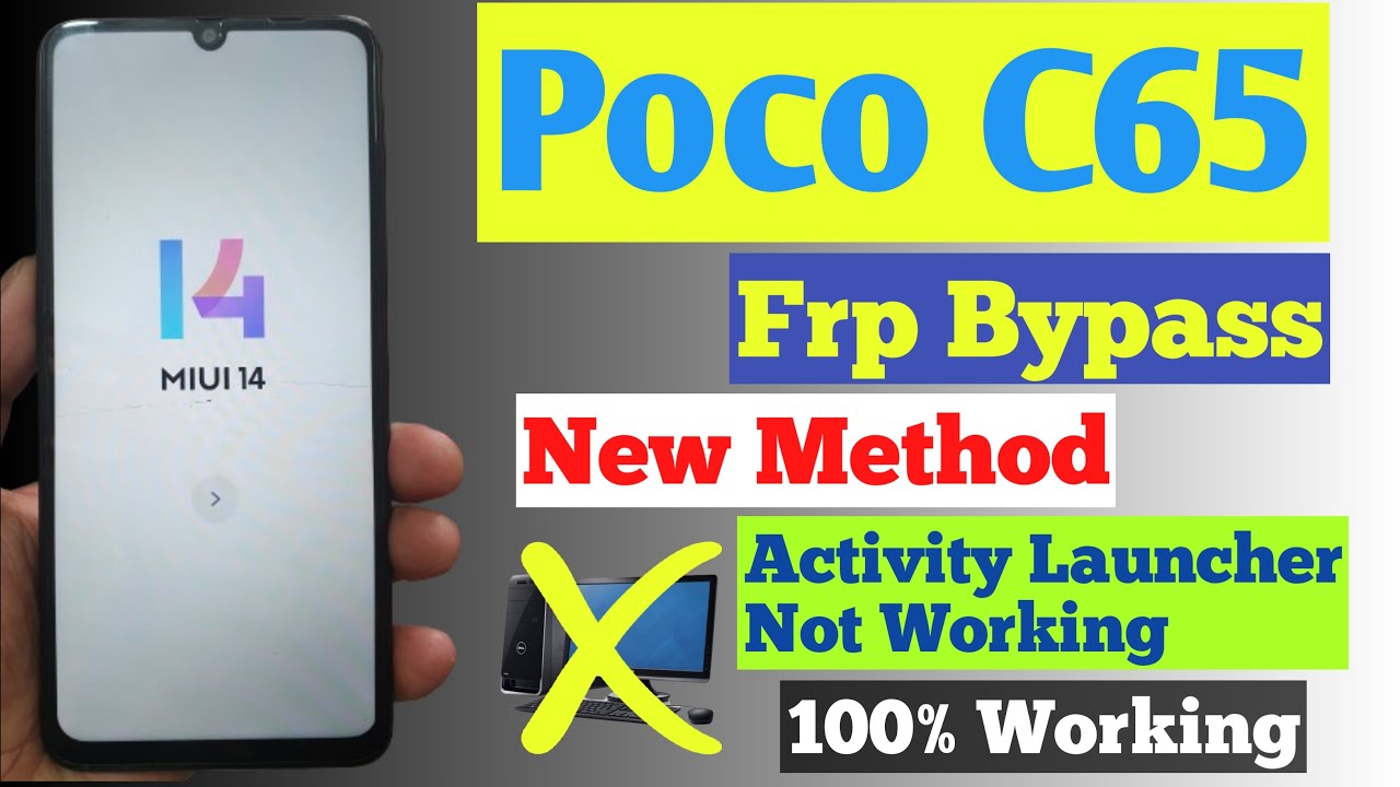 Poco C65 Frp Bypass New Method 100% Working || All Poco Poco C65 Frp Bypass New Method 100% Working || All Poco