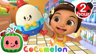 Humpty Dumpty Grocery Store + Wheels on the Bus and MORE CoComelon Nursery Rhyme