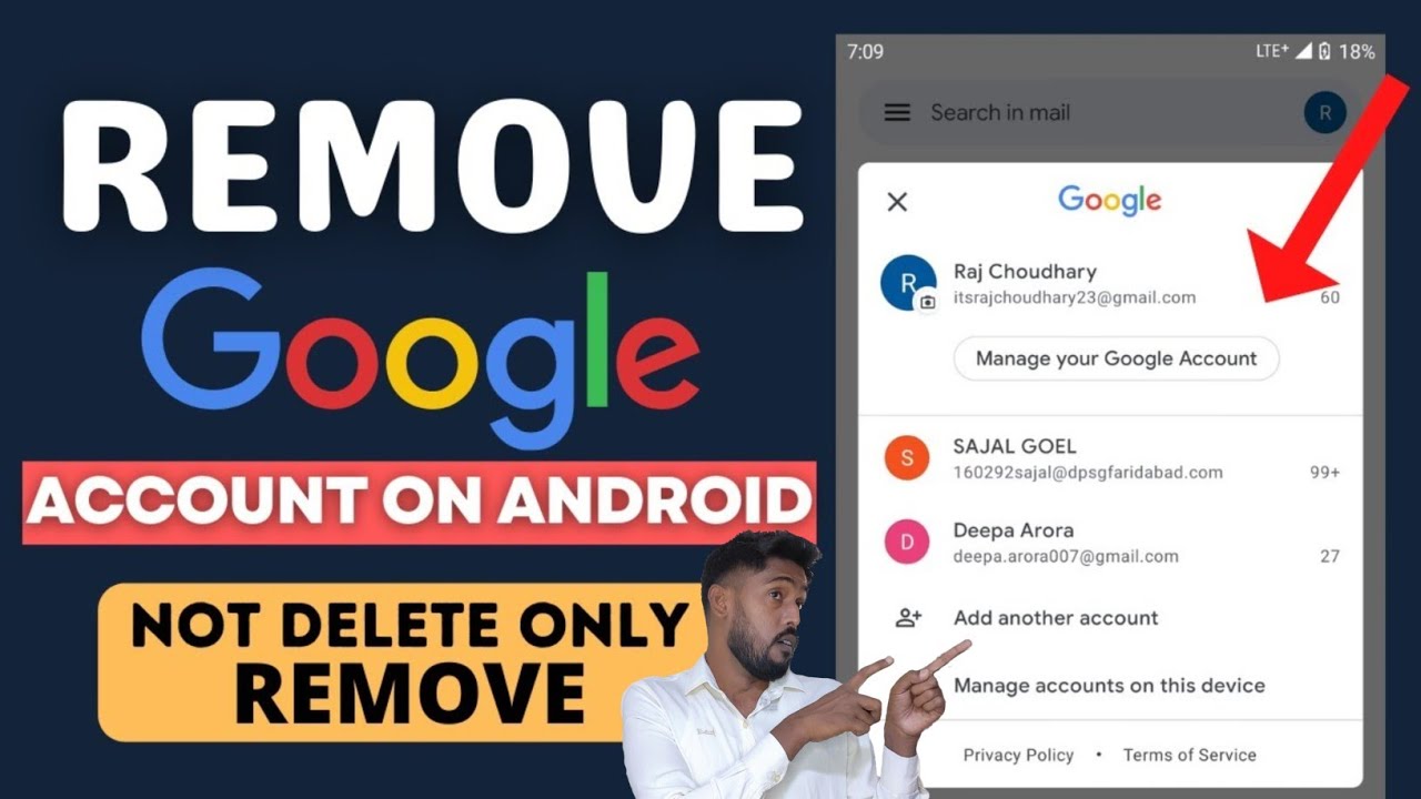 How to Remove Gmail Account from Android Phone|Mobile Se How to Remove Gmail Account from Android Phone|Mobile Se