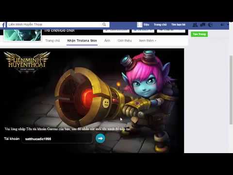 Nhận skin tristana riot girl thật 100%