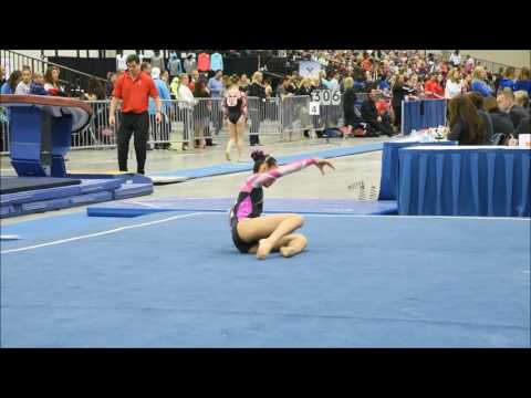 Hannah Oliveros JO National Championships 2017 Floor 9.475 (3rd)