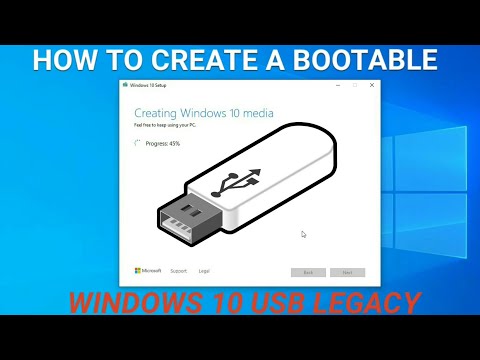 How to Create a Legacy MBR Bootable USB with Windows 10 for older Laptops and Desktop PCs Guide 2019