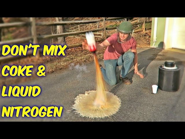 Don’t Mix Coke With Liquid Nitrogen! - Video