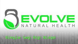 Single Leg Hip Hinge