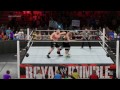 John Cena vs. Seth Rollins vs. Brock Lesnar - Royal Rumble WWE 2K15 Simulation