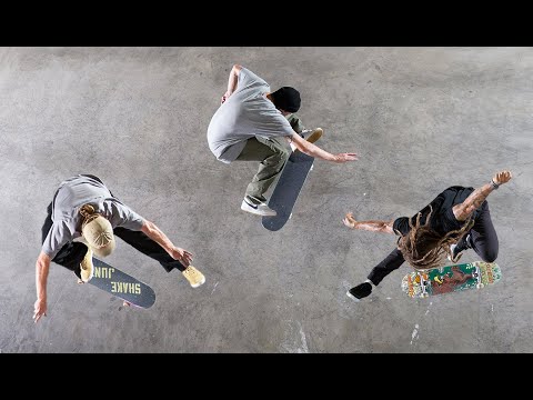 Skateboarding Shot From Above