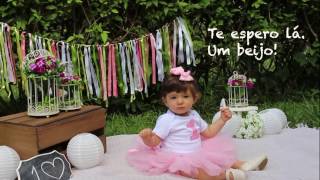 Convite de Aniversário - Olívia 1 ano