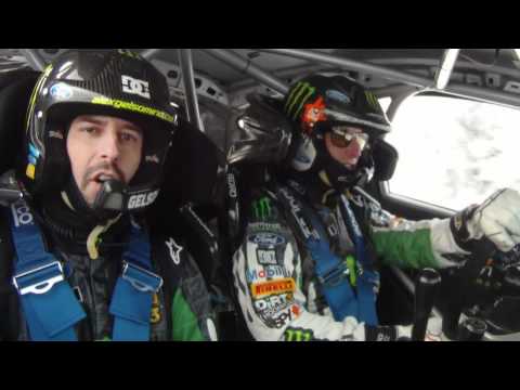 MWRT 2011 Ken Block's first test of the new WRC Ford Fiesta for Rally 