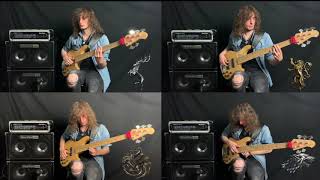 GAME OF BASS - Game of Thrones Theme revisited with four basses