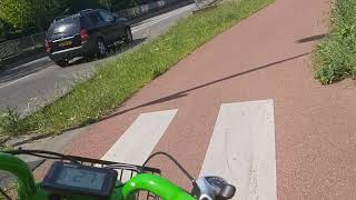 Overtaking Everything In Hq Unimoke Urban Drivestyle Vs. Moped Scooter Bike