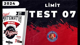 Limit Test 07 Ori̇ji̇nal Ayt Soru Bankasi