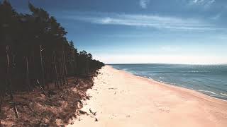 Liepaja Latvia 4K Baltic Beach Cinematic Video.