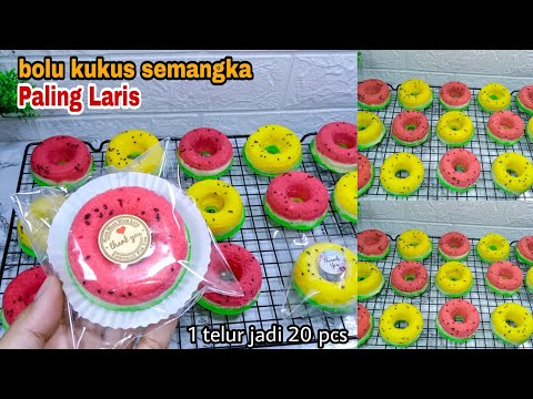 Hanya 1 Telur Auto laris Jualan Bolu yang satu ini ❗❗❗ BOLU DONAT KUKUS SEMANGKA