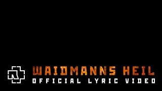 Watch Rammstein Waidmanns Heil video