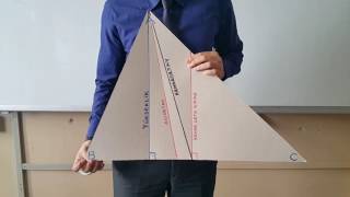 Üçgende Yardımcı elemanlar-üçgen katlama